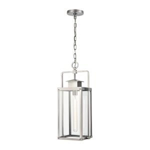Crested Butte 9'' Wide 1-Light Outdoor Pendant - Antique Brushed Aluminum 1