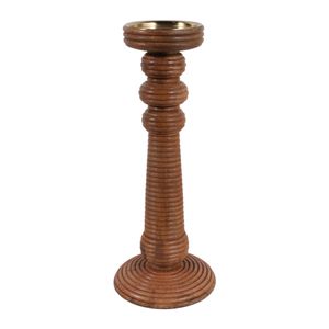 HACKETTRIDGE BROWN CANDLE HOLDER 13 (IN) 1