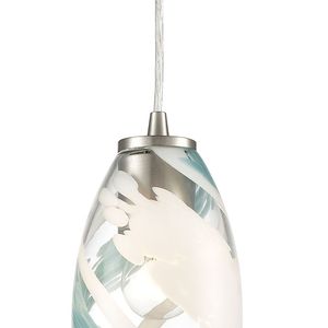 Turbulence 5'' Wide 1-Light Mini Pendant - Satin Nickel 4