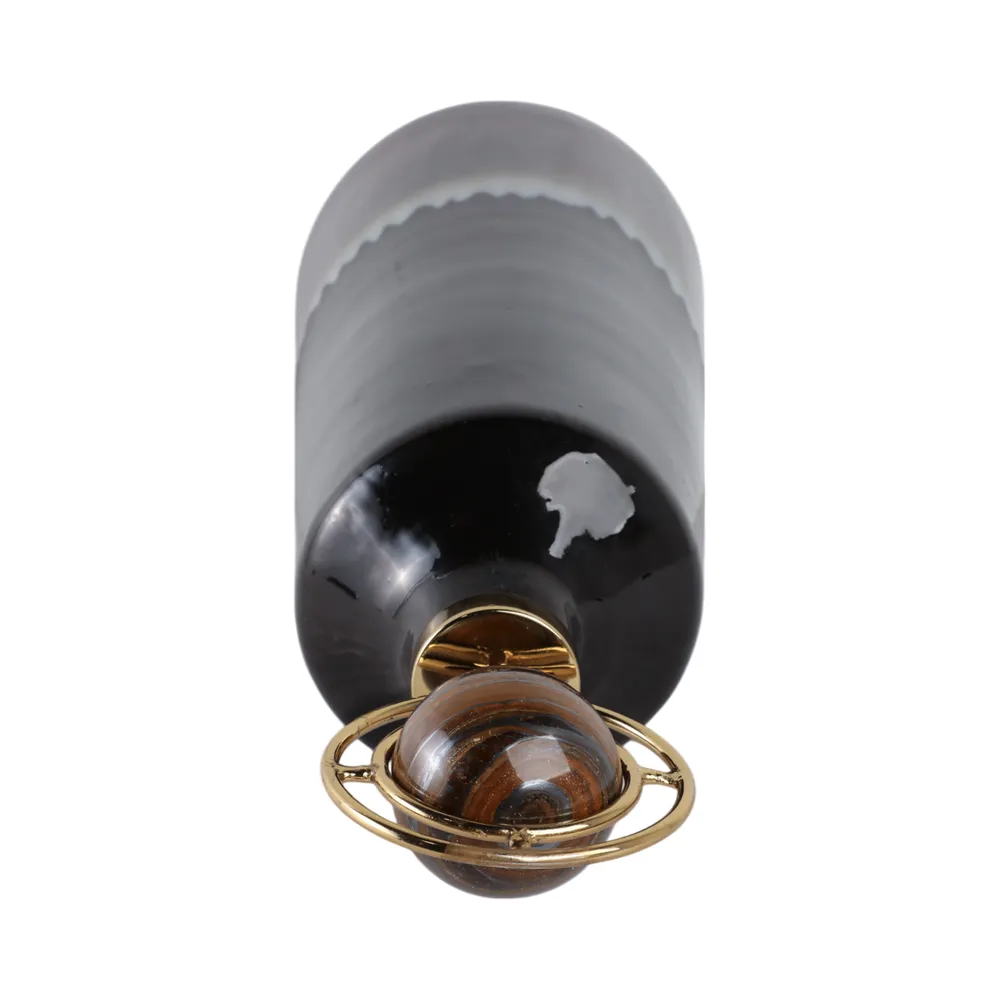 GRAYDONWIND BROWN GLASS VASE 26 (IN)