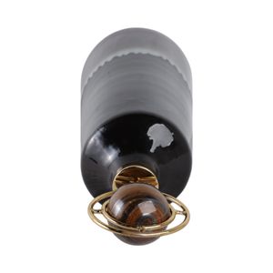 GRAYDONWIND BROWN GLASS VASE 26 (IN) 7