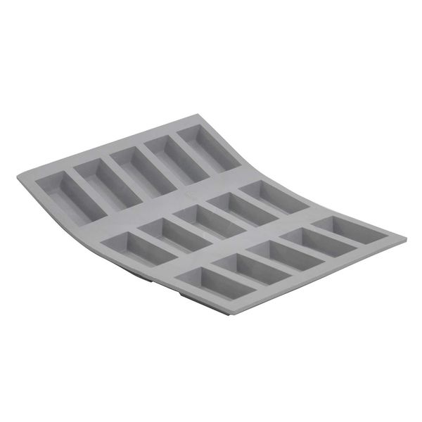 DEBUYER ELASTOMOULE Financiers, Mini Silicone Mold 15