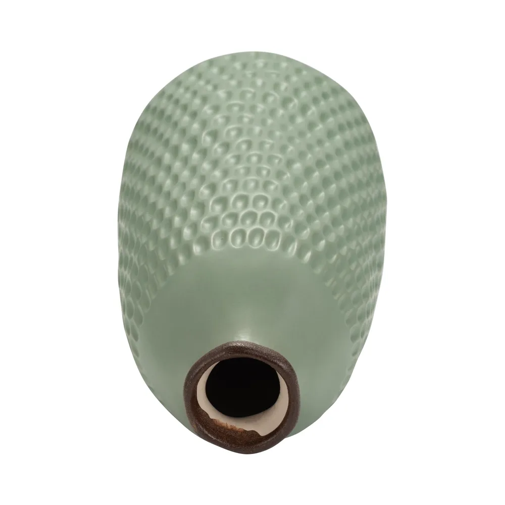HOLLIS GREEN VASE 16 (IN)