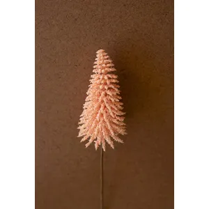 Mini Bottle Brush Trees on a Stem / Pink 2