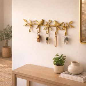 BAYARDTON GOLD WALL SHELF 5 (IN) 9