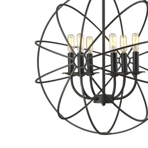 Yardley 23'' Wide 6-Light Chandelier - Oil Rubbed Bronze 4