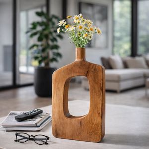 DOUGALGATE BROWN VASE 19 (IN) 11