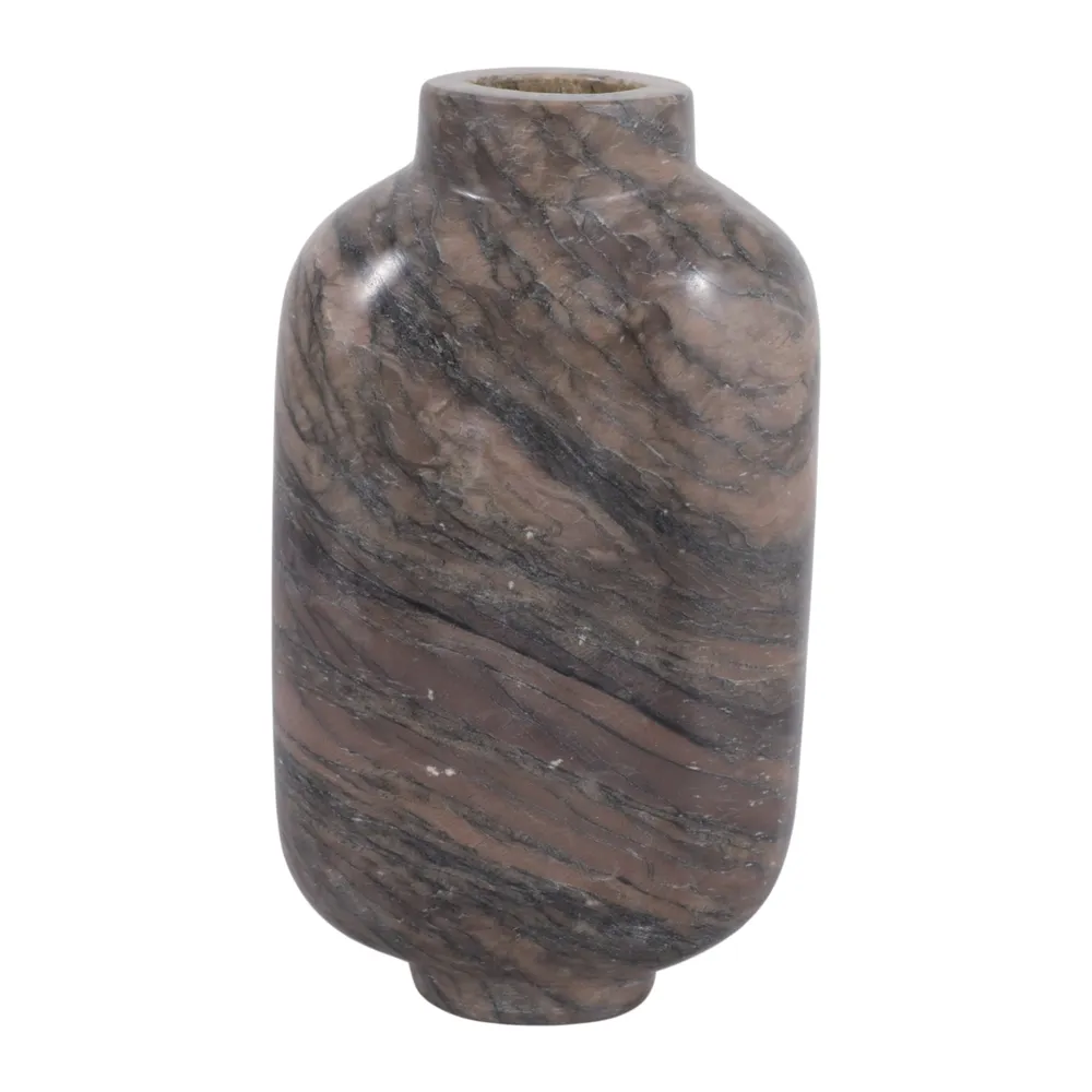 SKYLERBROOK BROWN VASE 9 (IN)