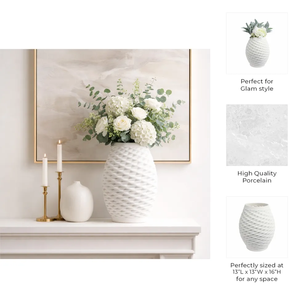 BAIRDVALE IVORY VASE 16 (IN)