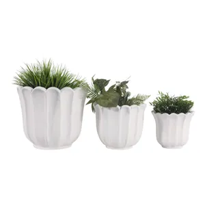 CASPERBROOK SET OF 3 WHITE PLANTER 13 (IN) 3