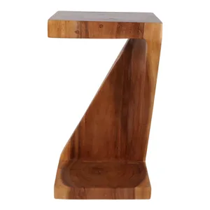 GREERCROSS BROWN TABLE 25 (IN) 4
