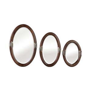 HATTONLEY SET OF 3 BROWN MIRRORS 22 (IN) 1
