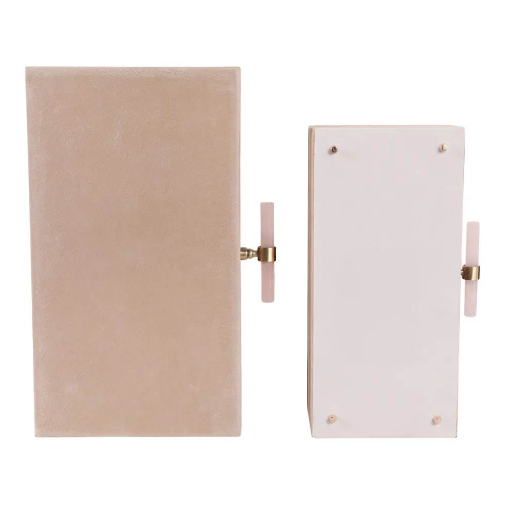 HAVENGATE SET OF 2 TAN BOXES 6 (IN)