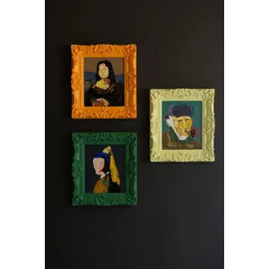 Set of 3 Framed Portrait Paintings 6