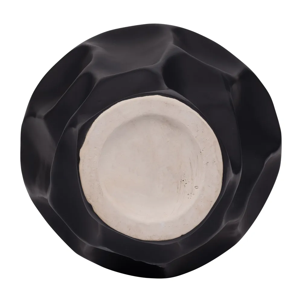 ELWYNSIDE BLACK VASE 16 (IN)