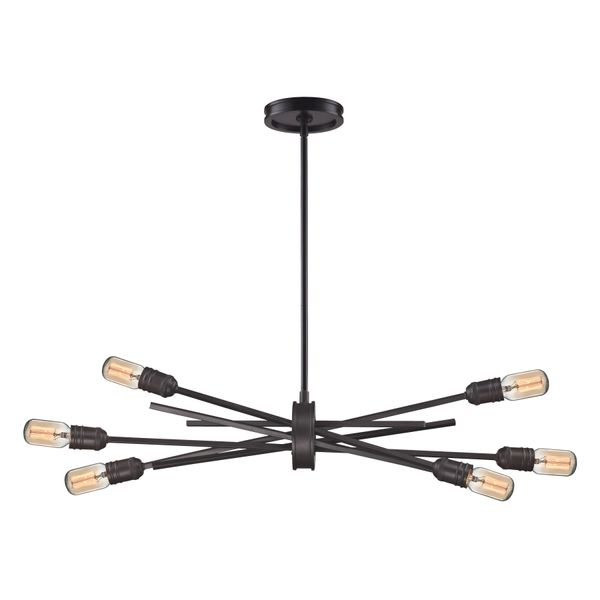 Xenia 31'' Wide 6-Light Chandelier - Oil Rubbed Bronze
