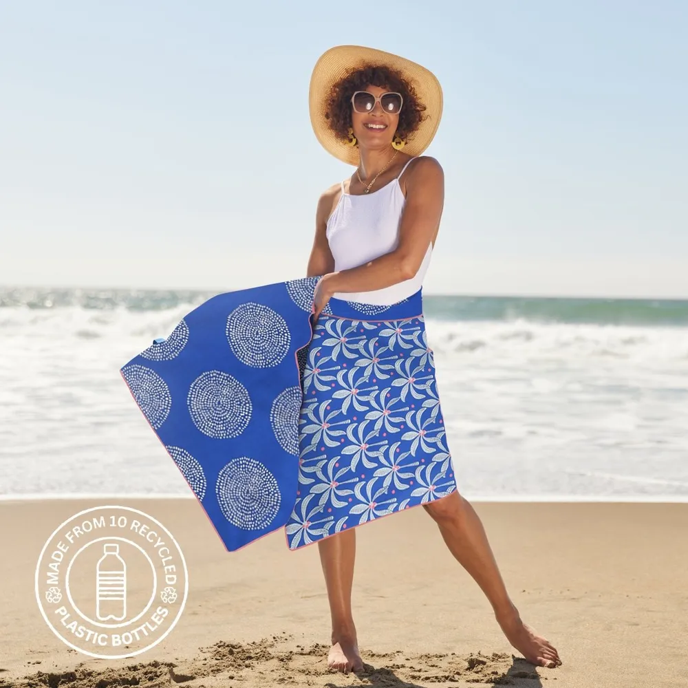 Palm Bunch Reversible Eco Beach Towel