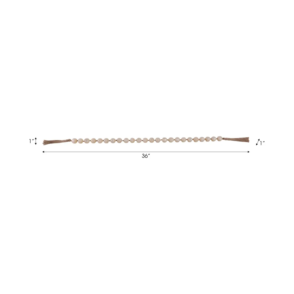 ROSSROSE IVORY BEAD 1 (IN)