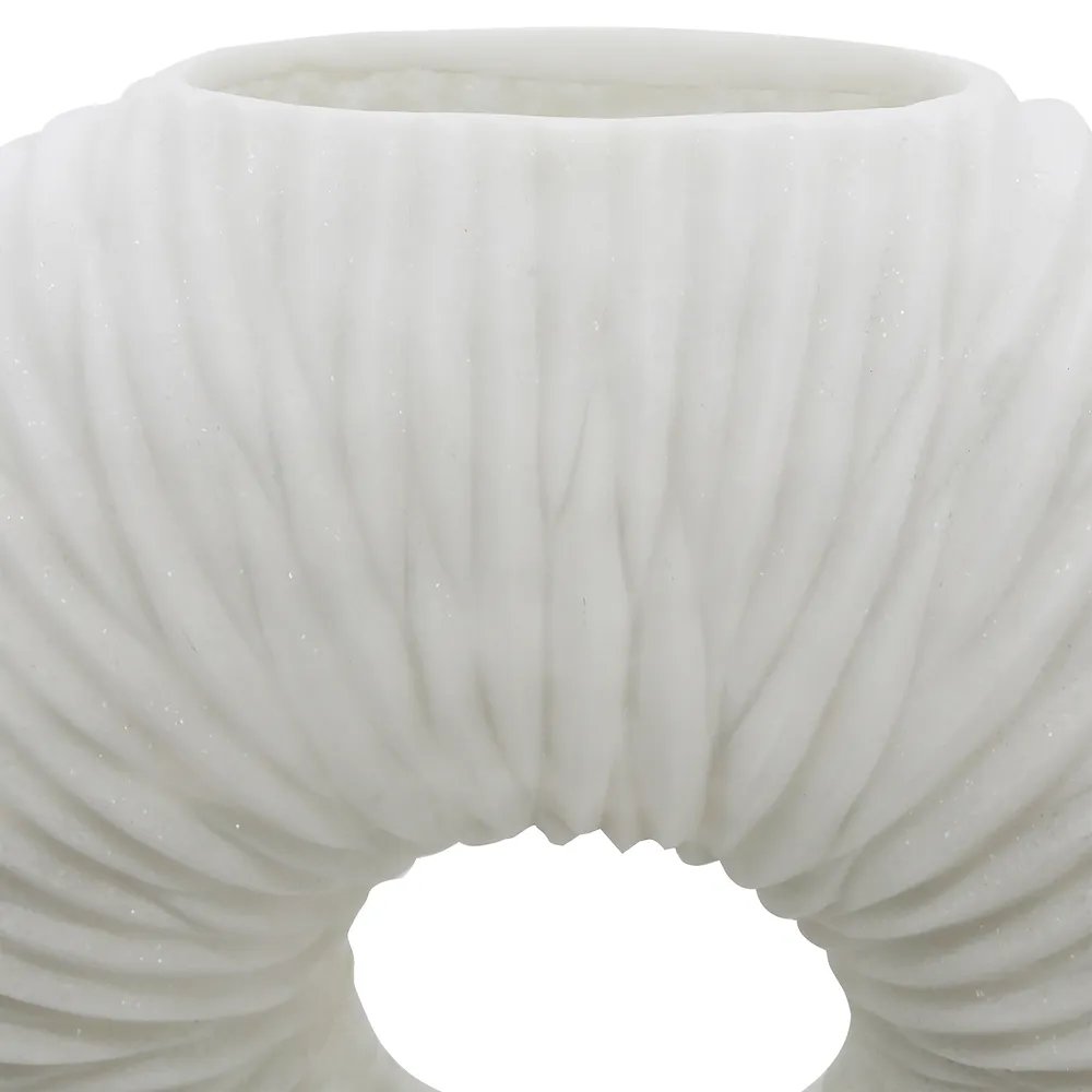 DORSETFORD WHITE VASE 21 (IN)