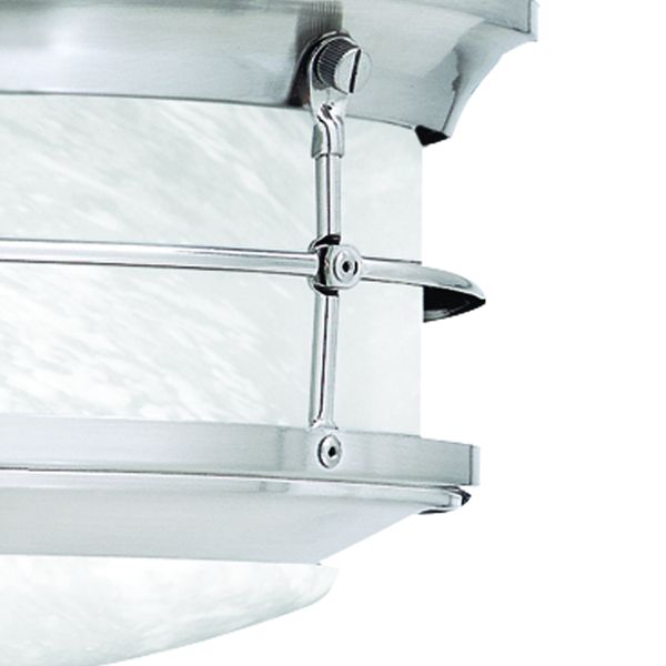 Verglas 11.25'' Wide 2-Light Outdoor Flush Mount - Brushed Nickel