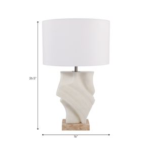 BREESHAW IVORY LAMP 27 (IN) 10