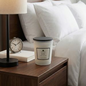 ROWANSTONE BLANC SAFFRON & SUEDE CANDLE 7 (IN) 2