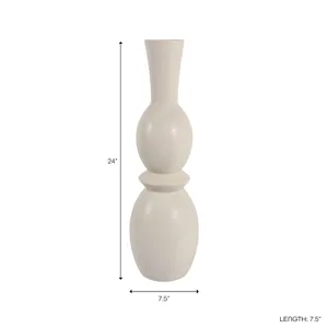 KAYECROSS IVORY VASE 24 (IN) 8