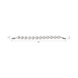 GARSONRUN WHITE BEAD 3 (IN) 9