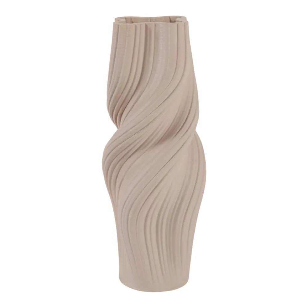 ROSSPORT TAN VASE 14 (IN)