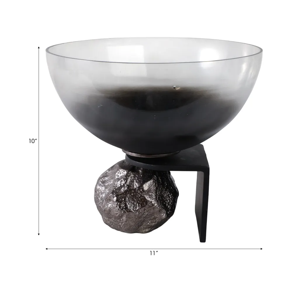 RAFELAKE BLACK BOWL 10 (IN)