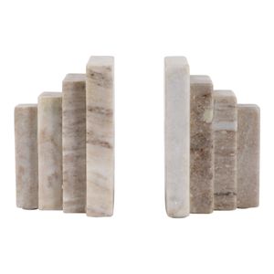 BECKETTDALE SET OF 2 TAN BOOKENDS 5 (IN) 3