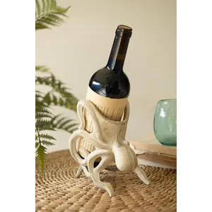 Cast Iron Octopus Wine Bottle Holder 4
