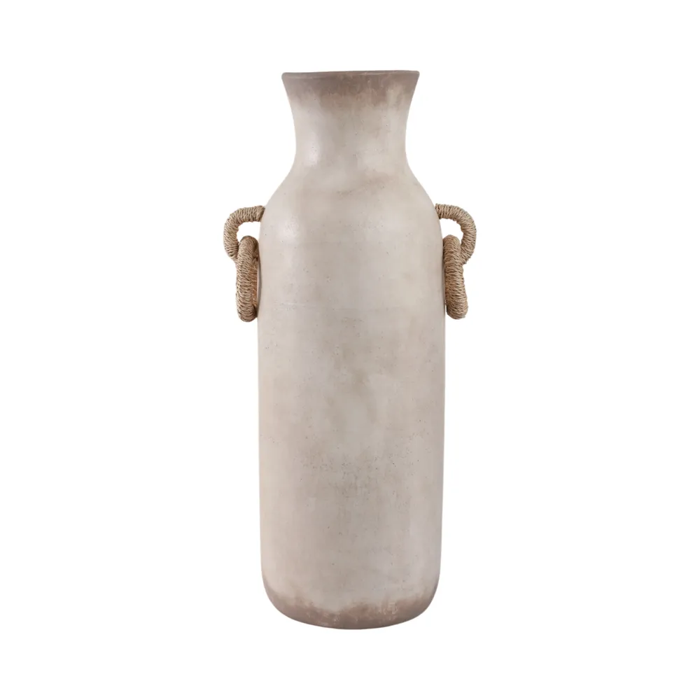 WOODSONROSE WHITE VASE 24 (IN)