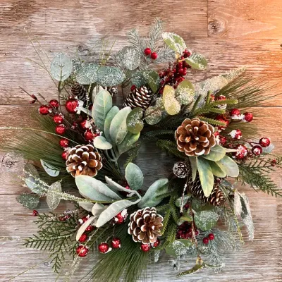 Christmas Morning Candle Ring 4.5in