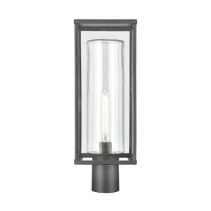 Augusta 19.75'' High 1-Light Outdoor Post Light - Matte Black 1