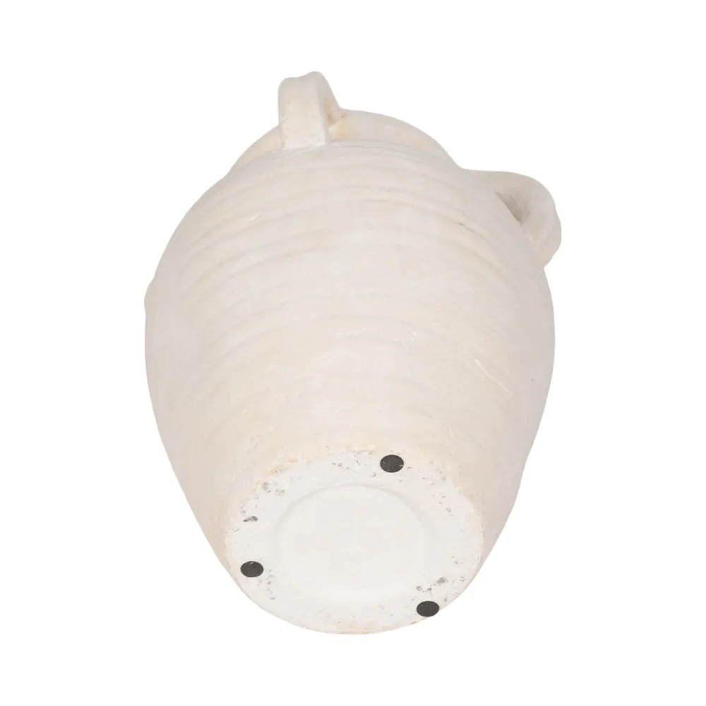 SKYELAKE WHITE VASE 10 (IN)