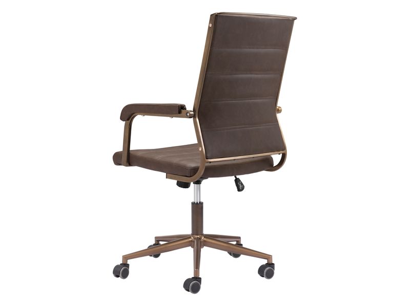 Auction Office Chair Espresso 6