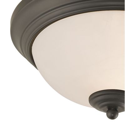 Huntington 11'' Wide 2-Light Flush Mount - Oil Rubbed Bronze