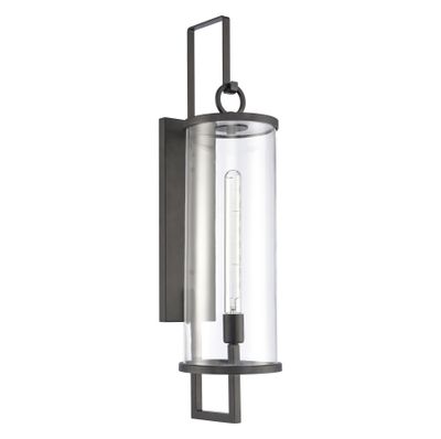 Hopkins 30″ High 1-Light Outdoor Sconce - Charcoal Black