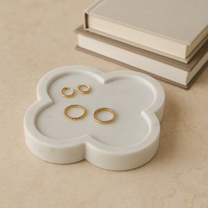 DALEYWAY WHITE TRINKET TRAY 1 (IN) 2