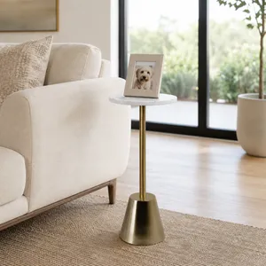 ERWINSTONE WHITE TABLE 23 (IN) 12