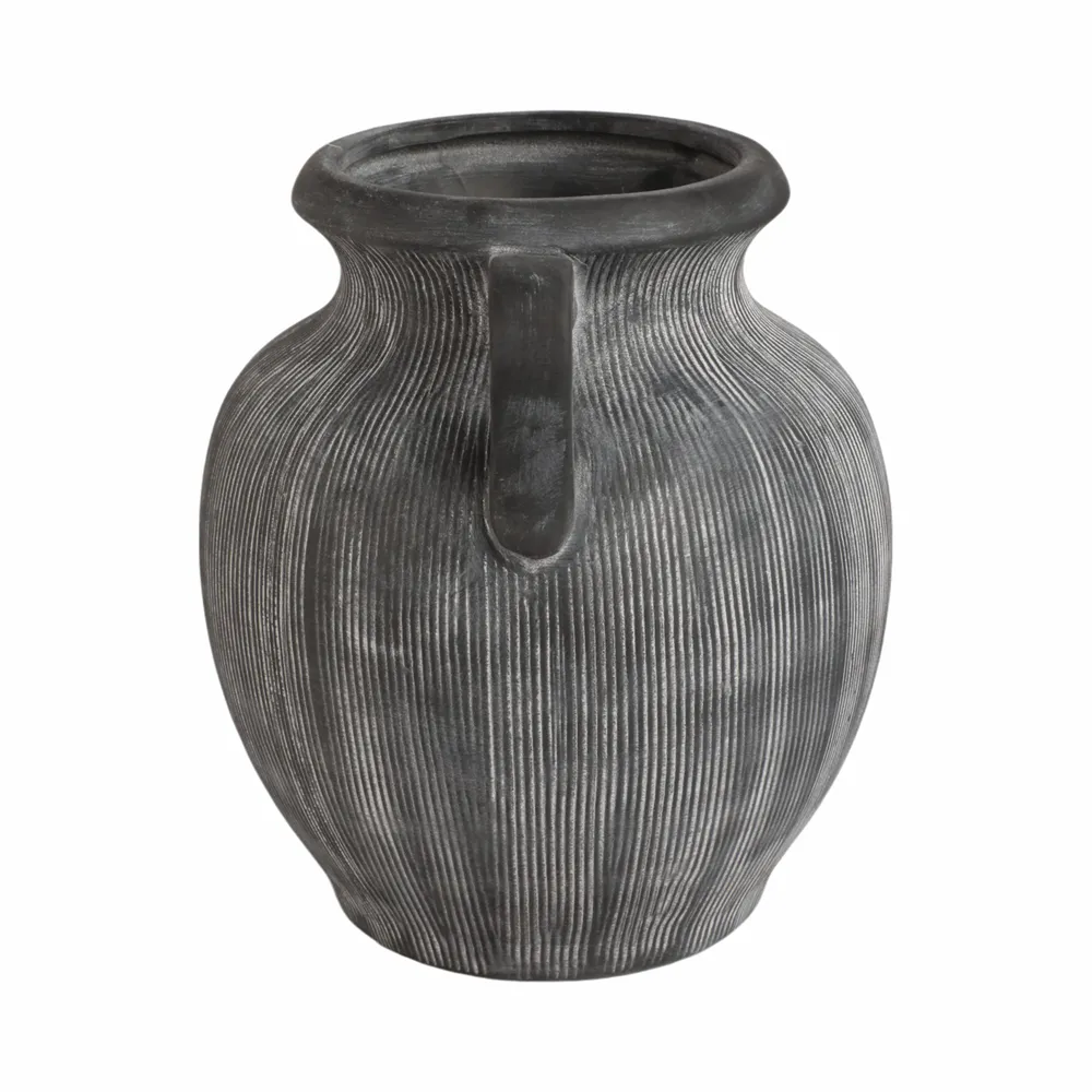 ALTONMILL BLACK VASE 10 (IN)