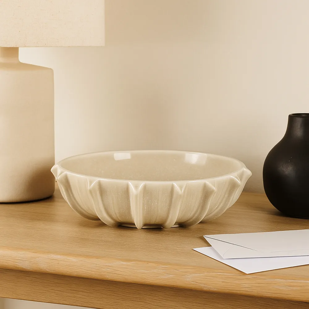 DREWGATE TAUPE BOWL 5 (IN)