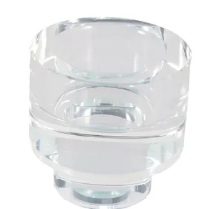 FINNSHAW CLEAR CANDLE HOLDER 9 (IN) 6