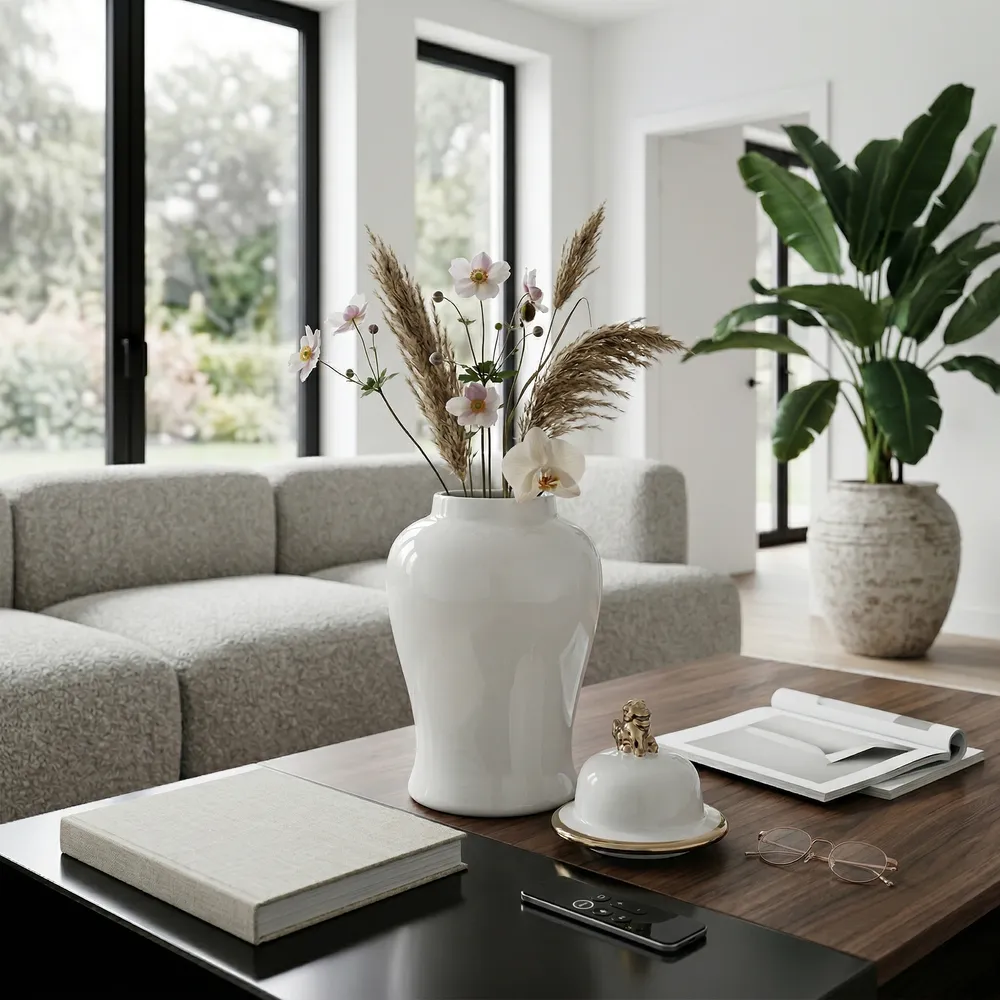 ARLENBEACH WHITE CHINOISERIE 24 (IN)