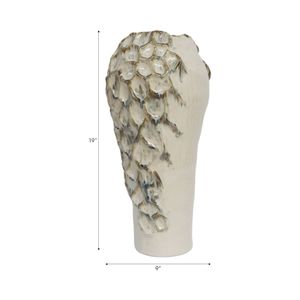 TRUEOAK IVORY VASE 19 (IN) 7