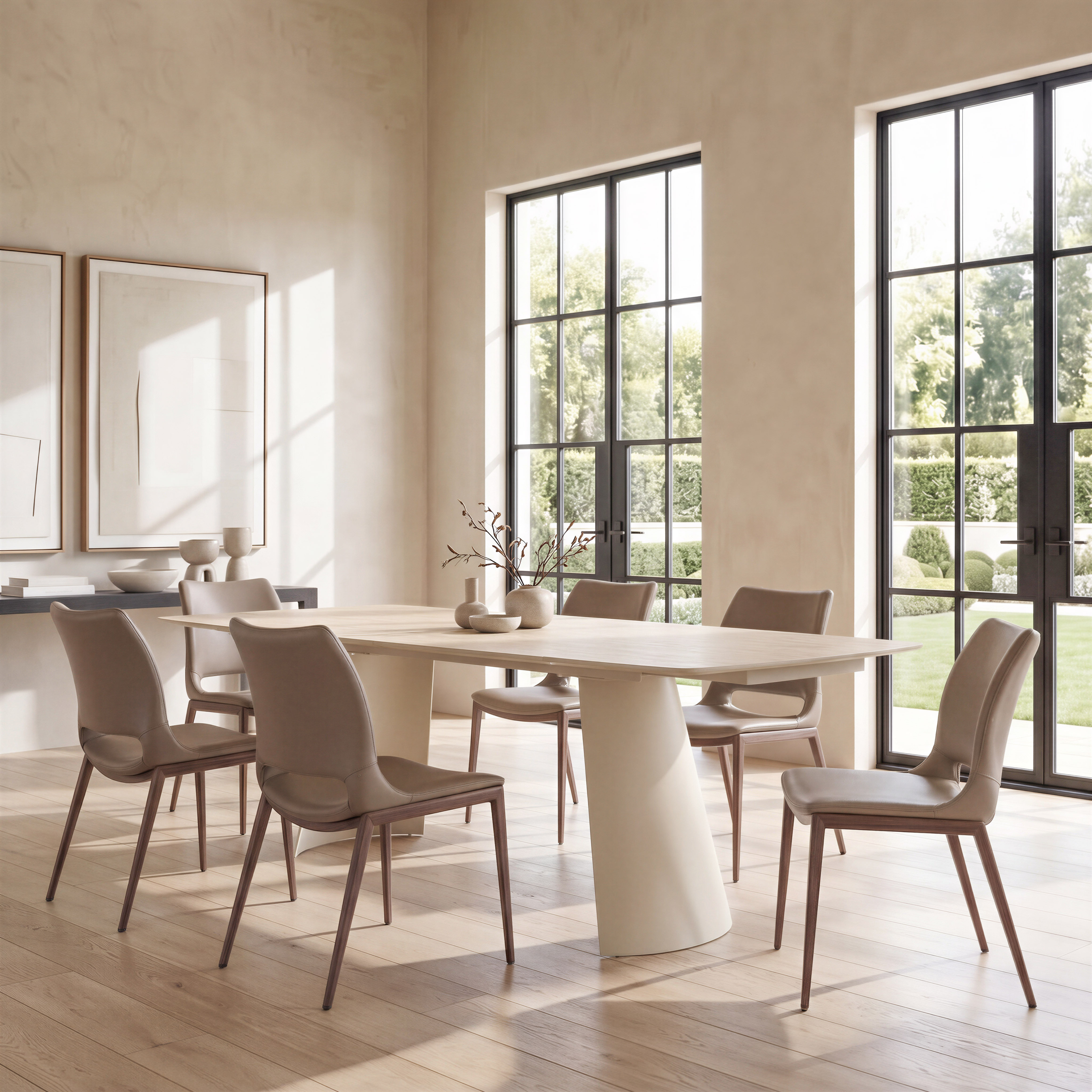 101282 - Ace Dining Chair Brown & Walnut