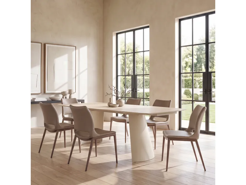 Ace Dining Chair Brown & Walnut 8