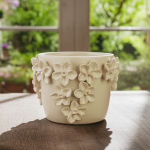 ELWINCROSS IVORY PLANTER 6 (IN) 11
