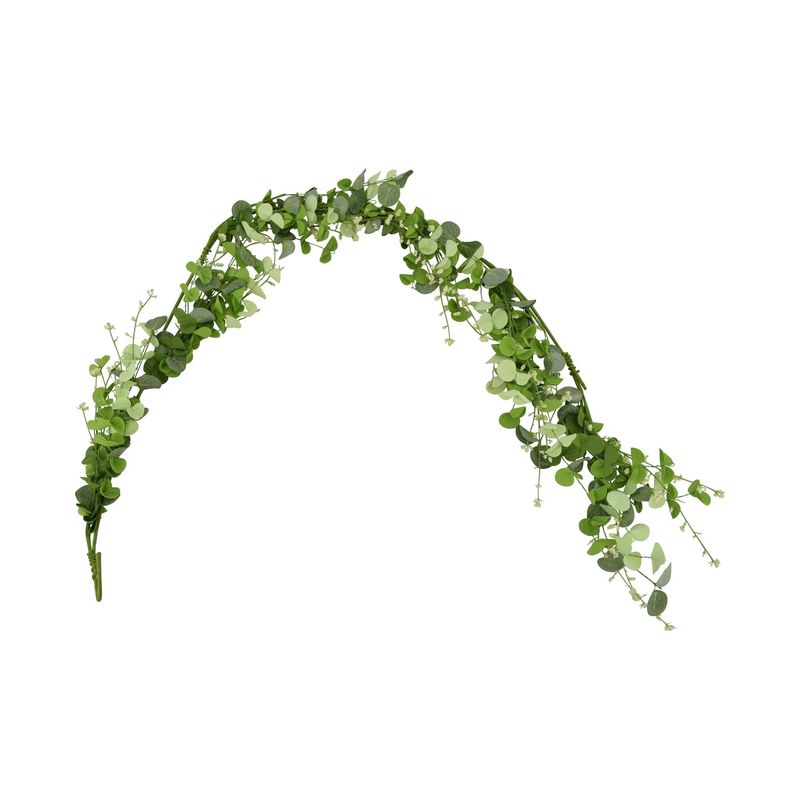60" Eucalyptus & Mint Leaves with Berries Garland